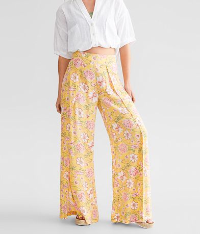 Angie Floral Wide Leg Beach Pant