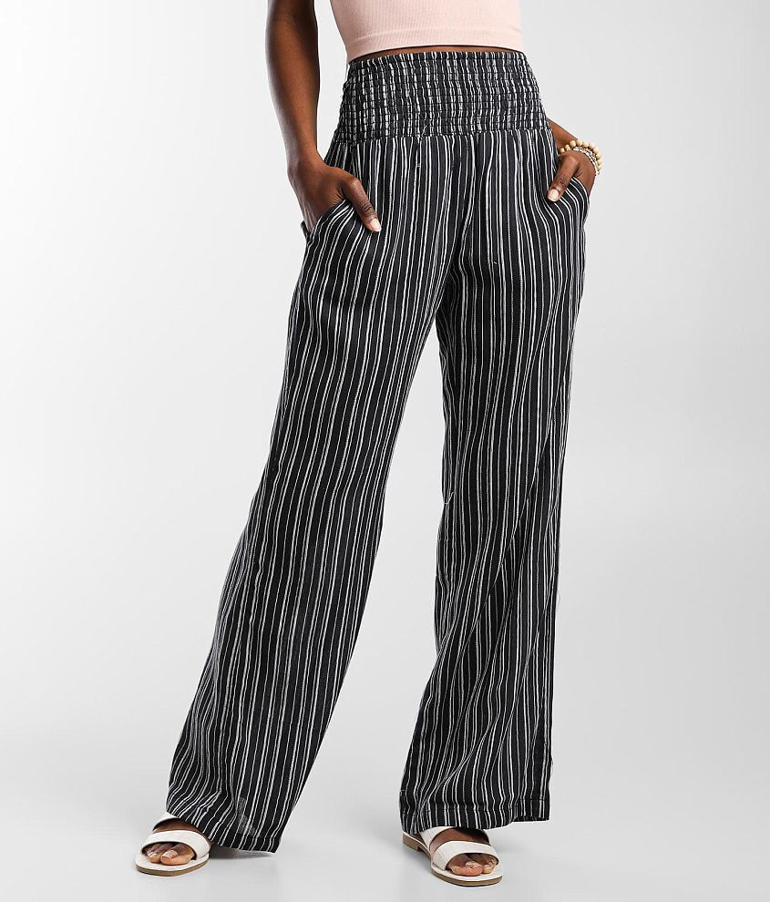 Billabong New Waves Wide Leg Pant - Women's Pants in Black Multi | Buckle