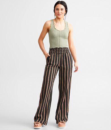 Blue B Ultra High Rise Checkered Flare Pant - Women's Pants in