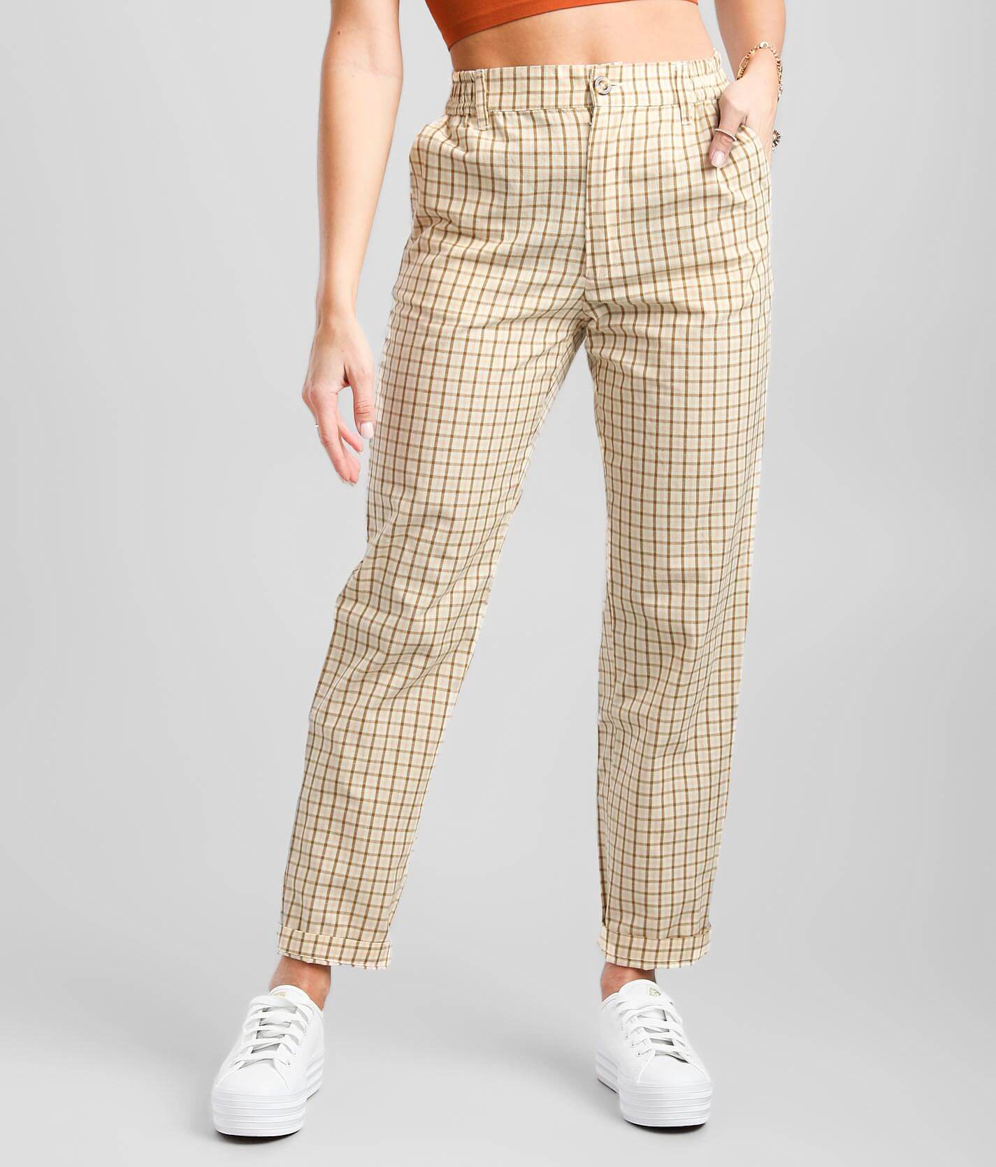 billabong plaid pants