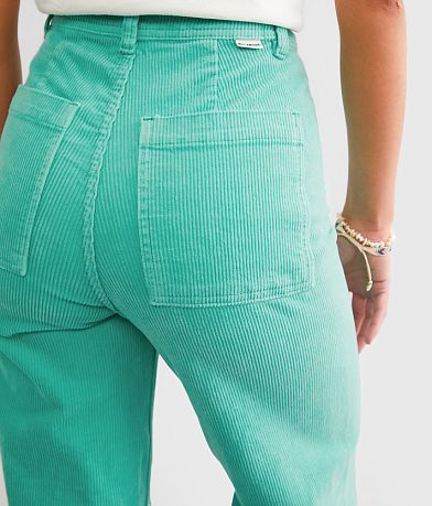 Billabong Free Fall Corduroy Wide Leg Straight Pant back pocket view