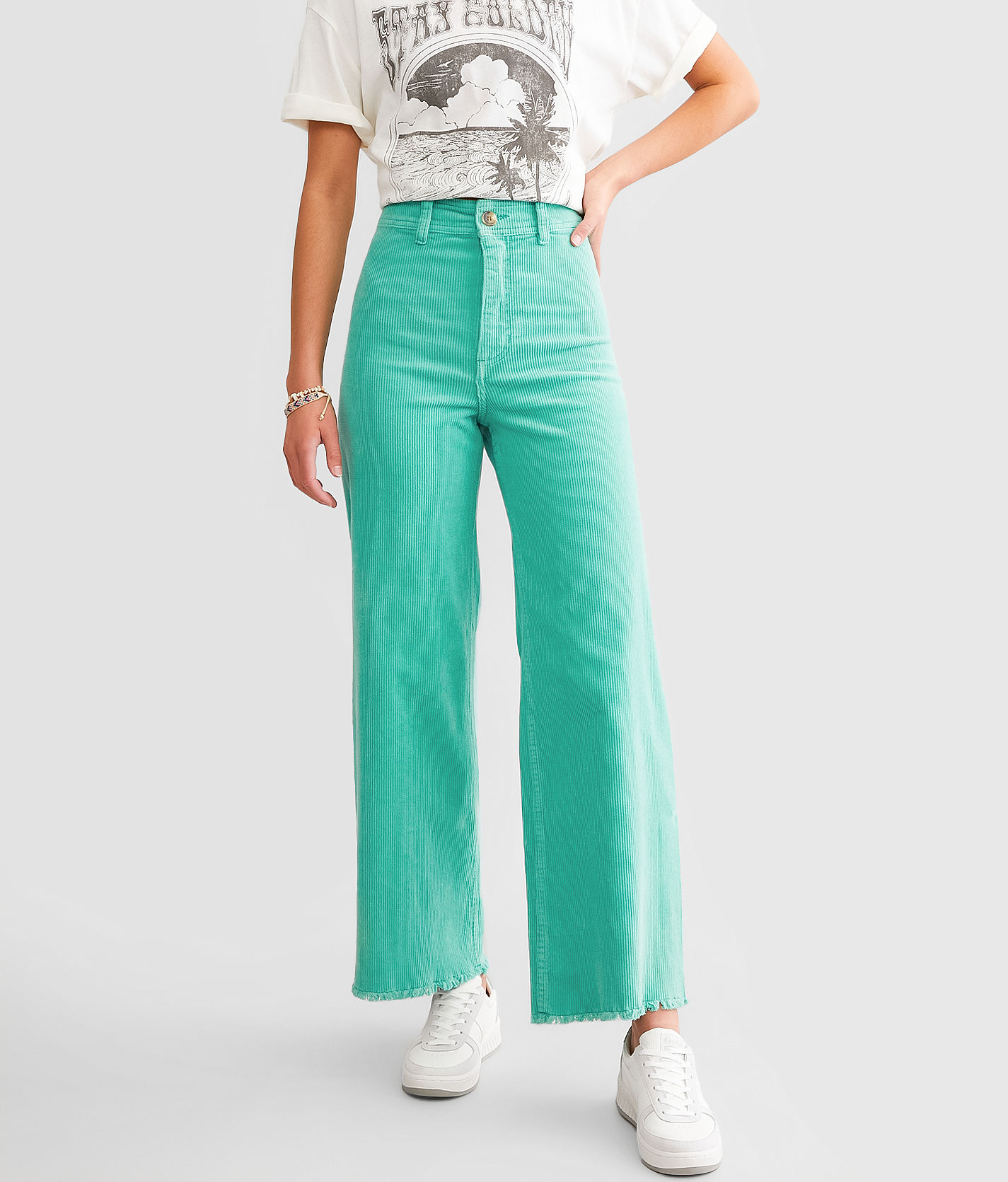 Free Fall Cord - Wide Leg Trousers for Women