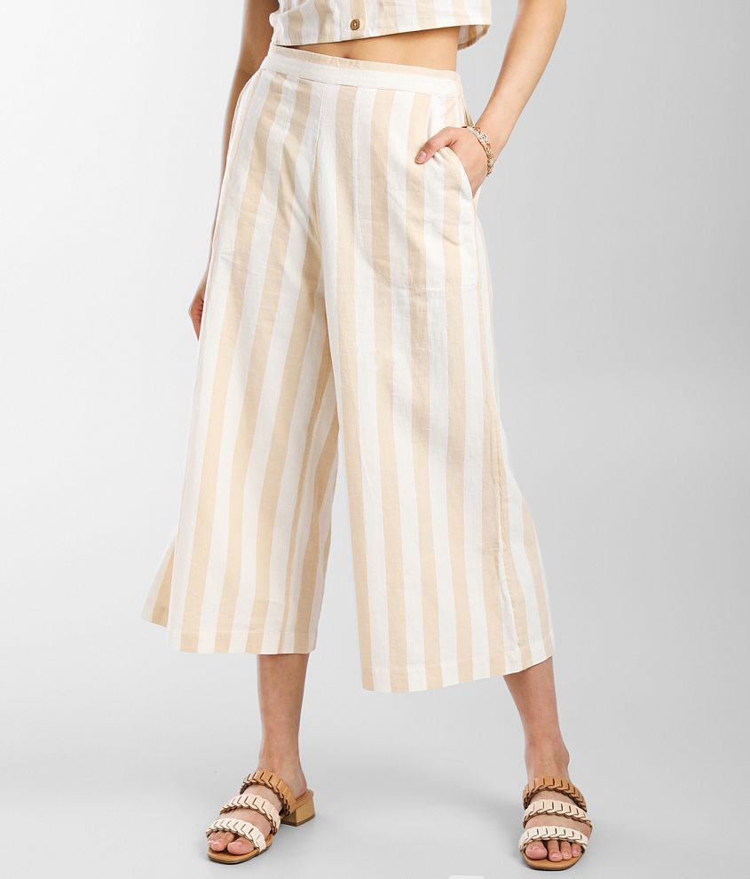 Billabong Sunset Beach Wide Leg Pant Women's Pants in Cashew Buckle