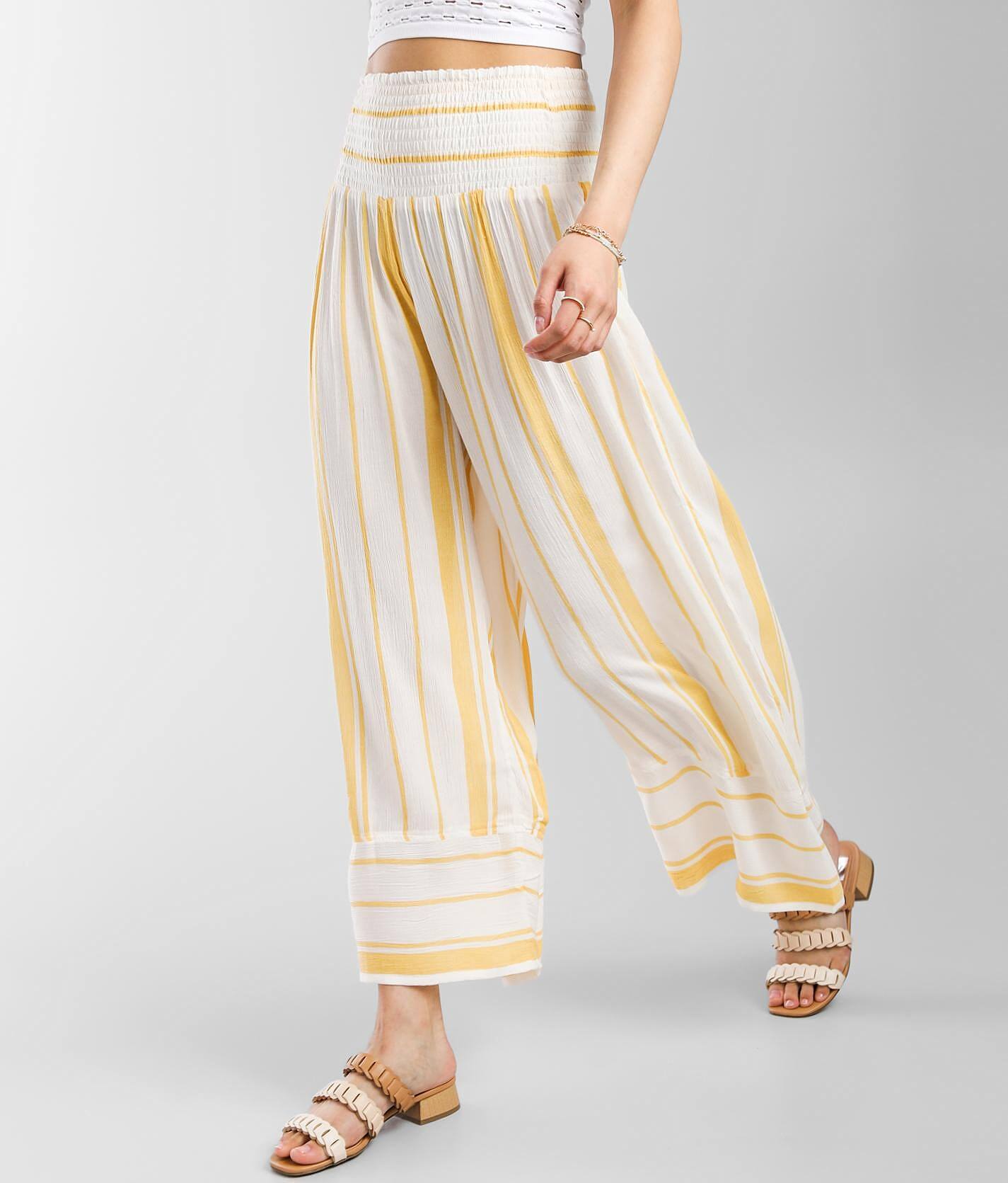 yellow billabong pants