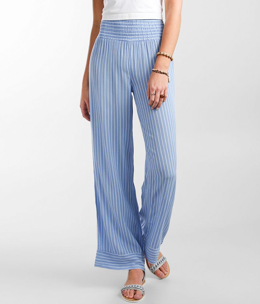 Billabong Daybreak Wide Leg Beach Pant Women's Pants in Sweet Blue