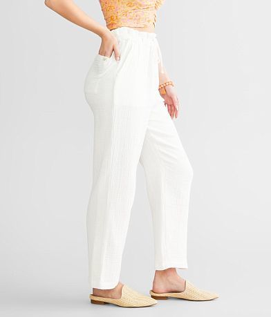 Billabong Wander On Paper Bag Pant full right side view