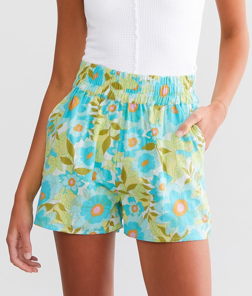 Billabong Love To Lounge Short - Women's Shorts in Ocean Eyes