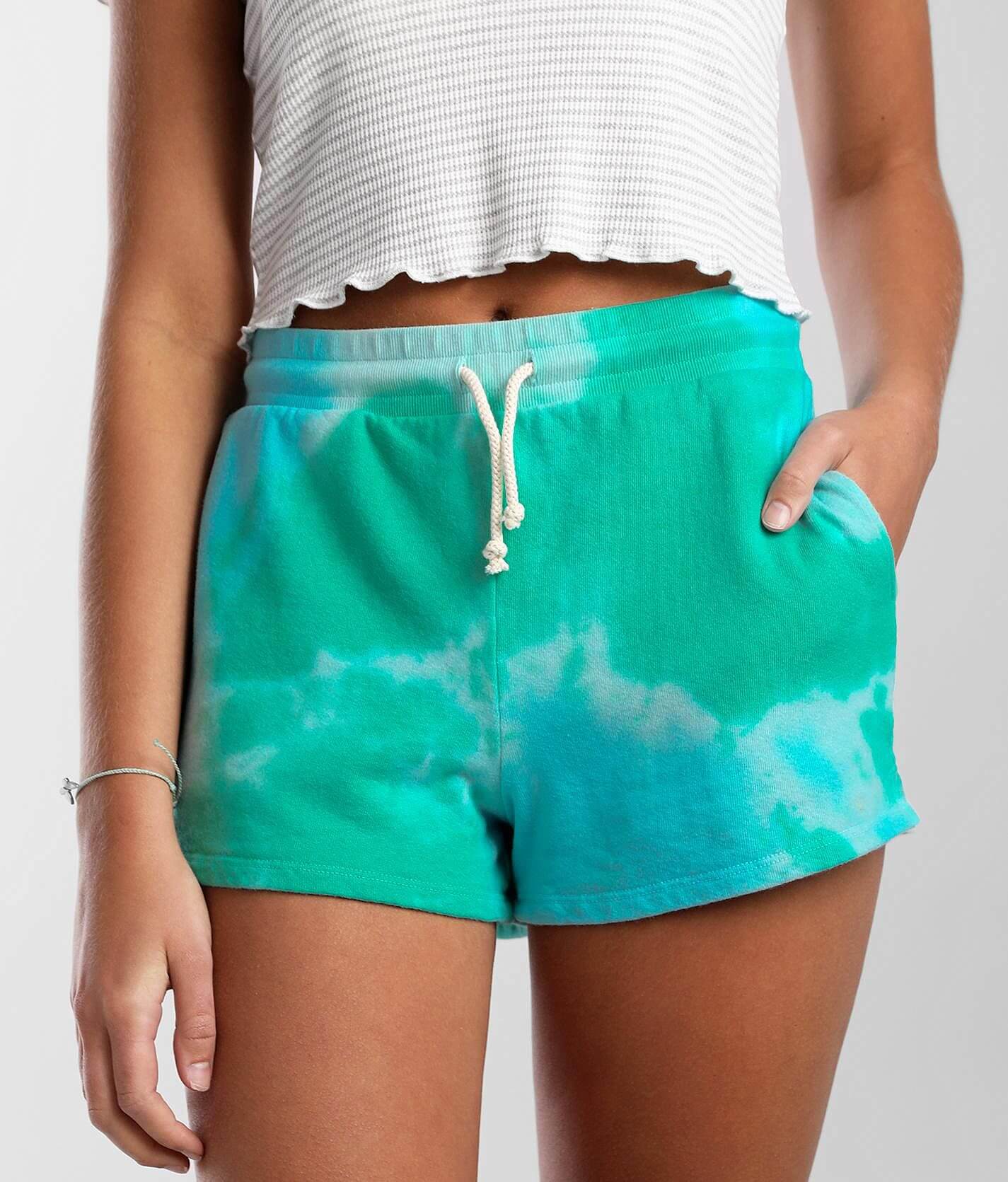 Tie dye shorts store womens