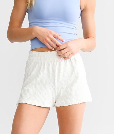 Billabong Wave Runners Checkered Shorts front view