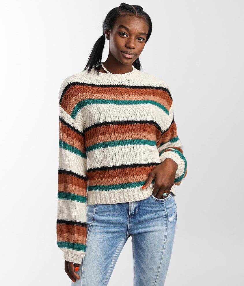 Billabong Seeing Double Striped Sweater front view
