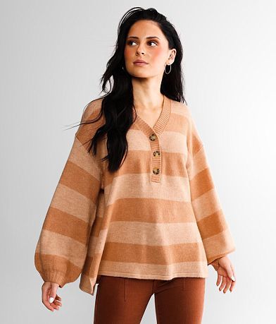 Billabong Soul Chasing Henley Sweater front view