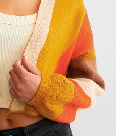 Billabong Block Out Cropped Cardigan Sweater MISC_DETAIL_1
