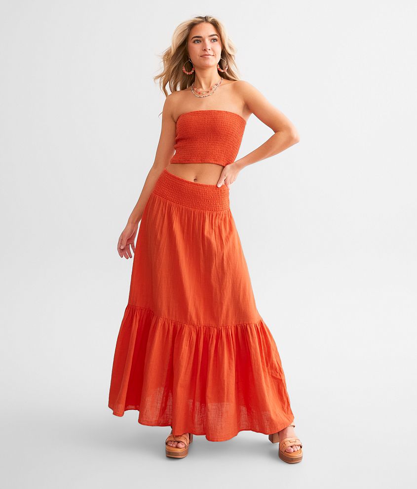 Billabong In The Palms Maxi Skirt front view