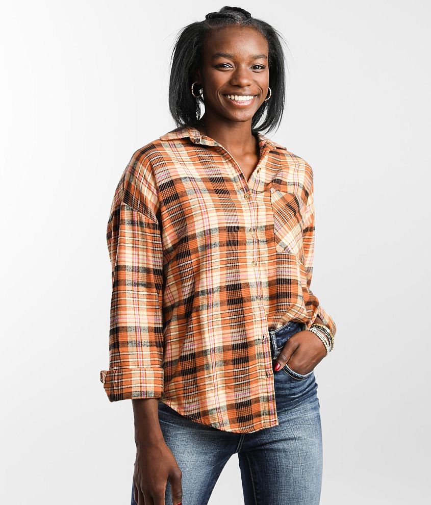 Billabong Easy Breezy Flannel Shirt front view