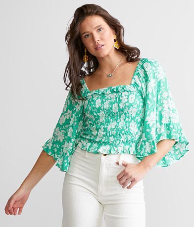 Billabong Be My Babe Cropped Top front view