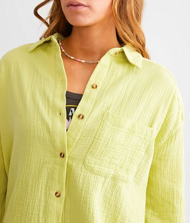 Billabong Right On Gauze Shirt misc detail 1 view