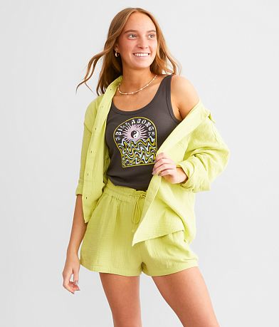 Billabong Right On Gauze Shirt misc detail 2 view