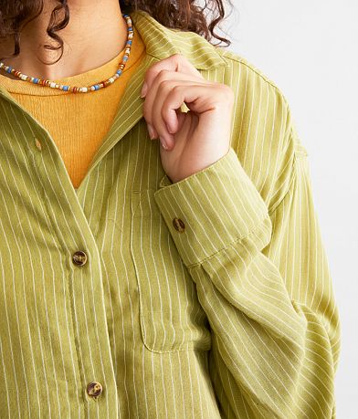 Billabong Right On Striped Shirt misc detail 1 view