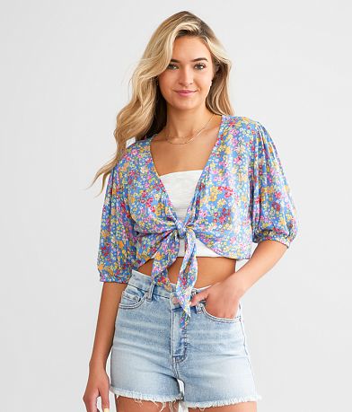 Billabong As You Wish Cropped Top front view