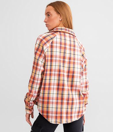 Billabong Best Time Plaid Shirt back view