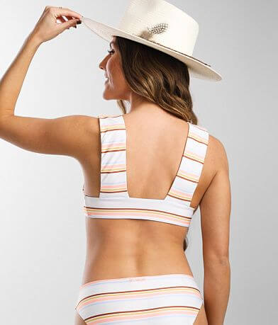 Billabong Feeling Sunny Plunging Swim Top BACK