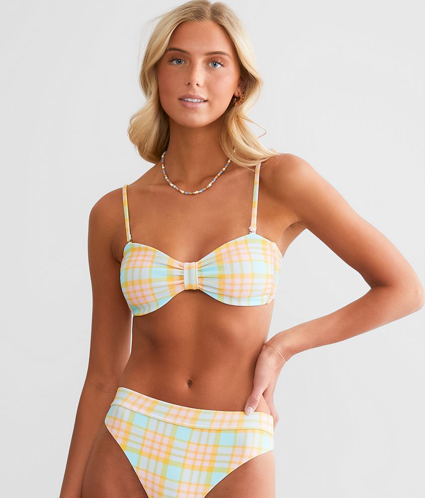 Check Please Bandeau Swim Top