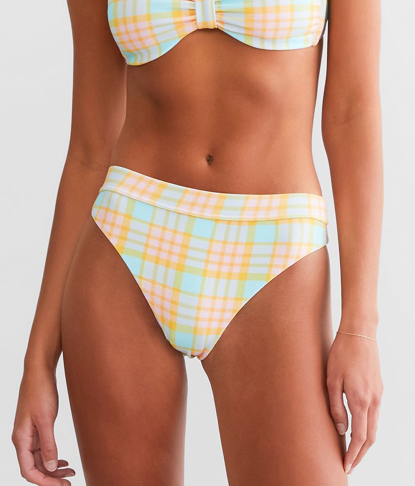 Billabong Check Please Swim Bottom front view