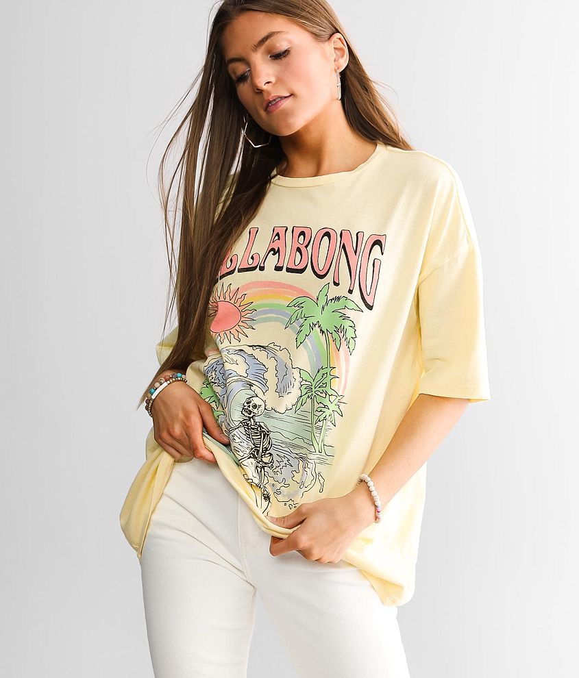 Billabong Over The Rainbow Oversized T-Shirt - Women's T-Shirts in