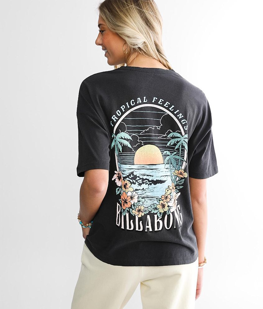 Womens Graphic Tees & Tanks  Billabong Optical Illusion T-Shirt