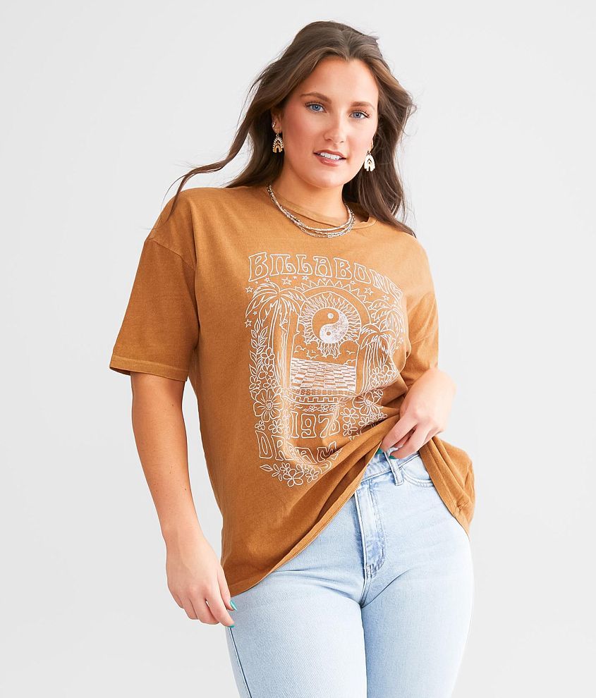 Billabong Shine For You Oversized T-Shirt front view