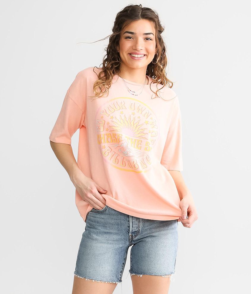 Billabong Chase The Sun Oversized T-Shirt front view