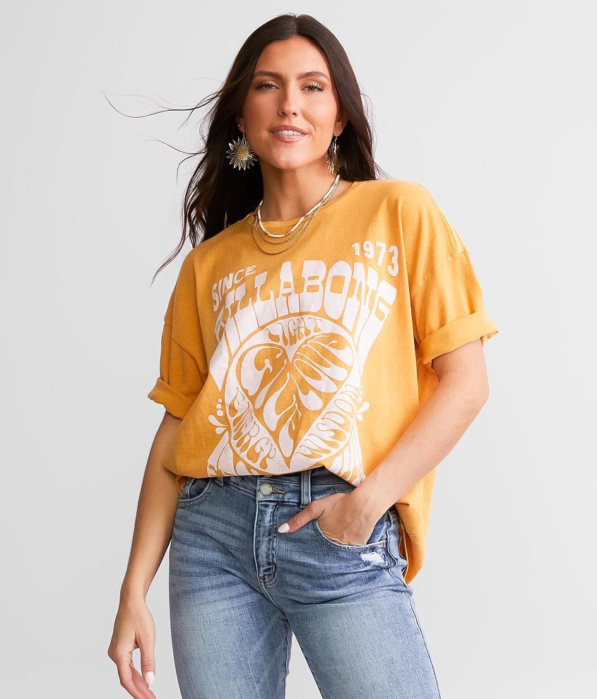 Billabong From The Sun Oversized T-Shirt front view