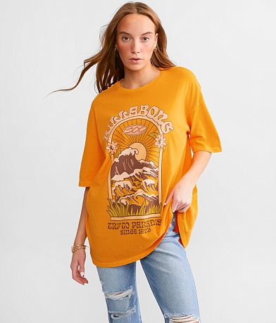 Billabong Paradise Trippin Oversized T-Shirt front view