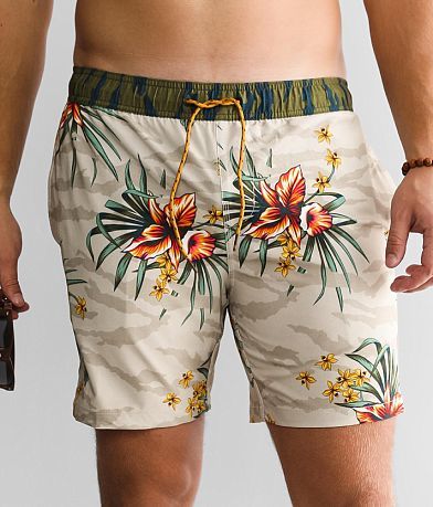 Billabong Sundays Layback Stretch Swim Trunks front view