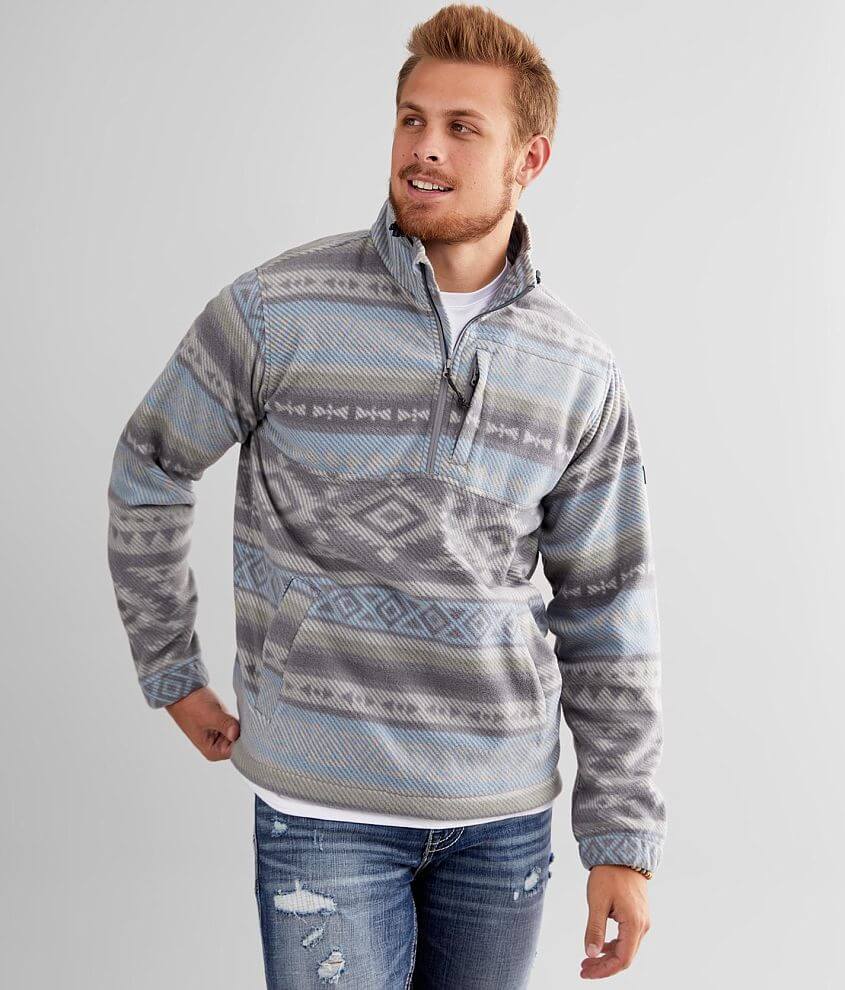 Billabong Boundary Mock Neck Fleece Pullover - Men's Sweatshirts in ...