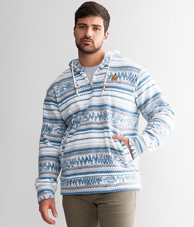 Billabong Rasta Quarter Zip Hooded Sweatshirt front view