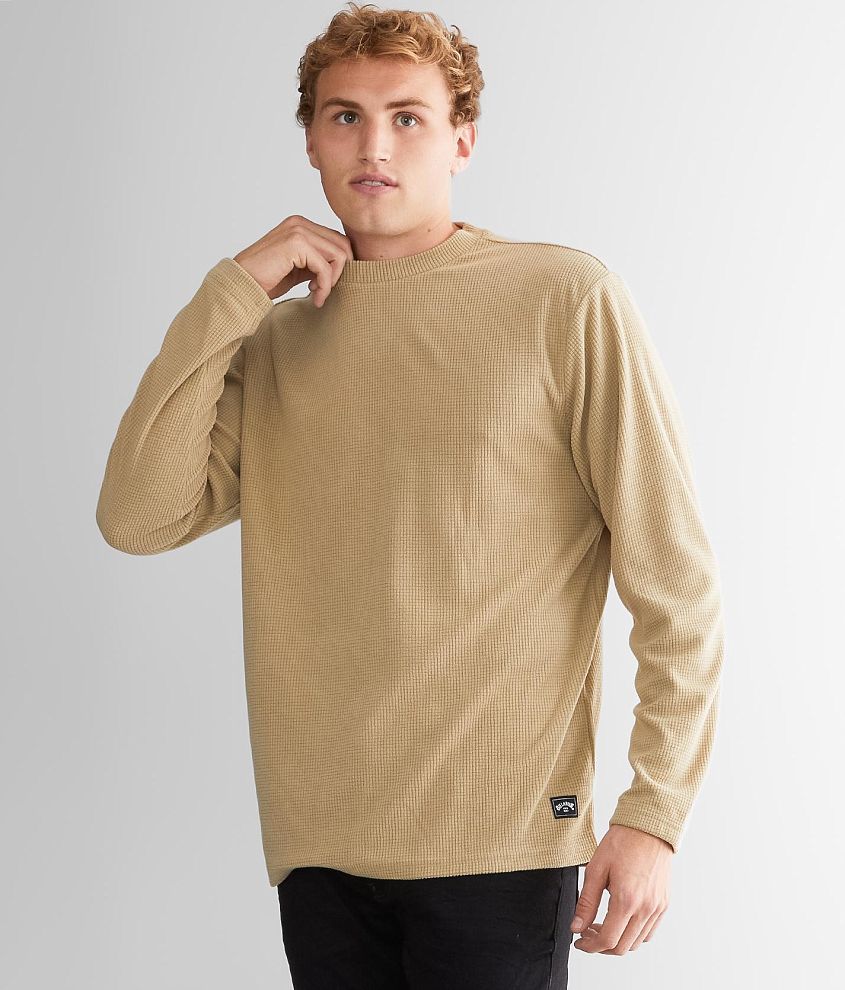 Billabong Waffle Fleece Pullover front view