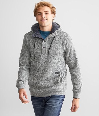 Billabong Roam Hooded Henley Sweatshirt front view
