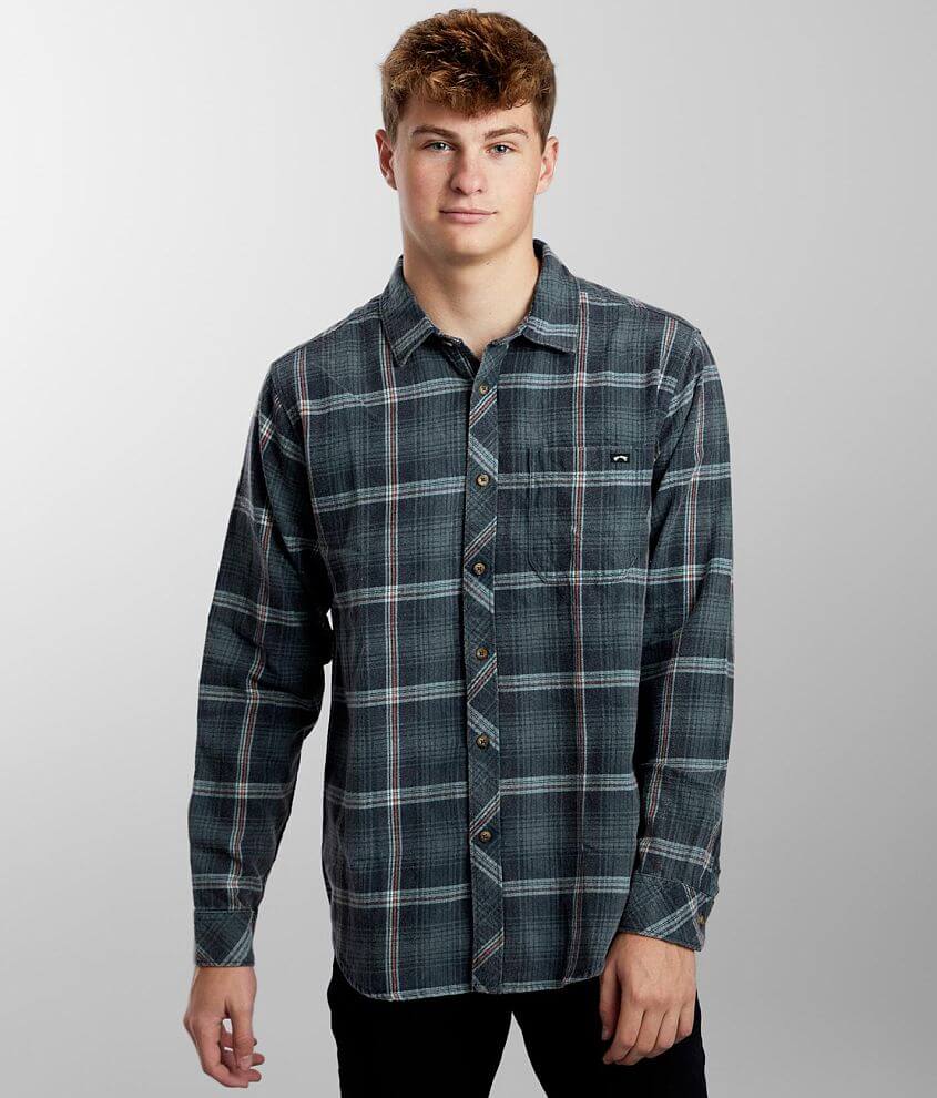 Billabong Faded Flannel Shirt front view
