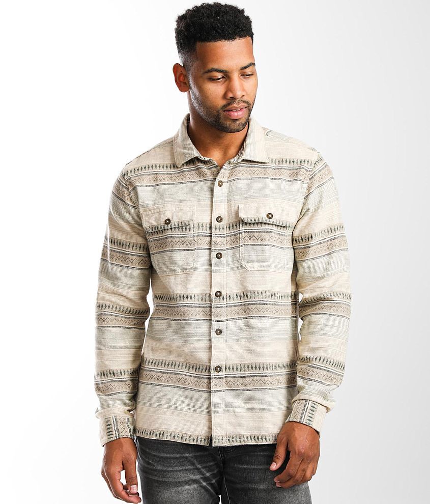 Billabong Offshore Jacquard Flannel Shirt front view