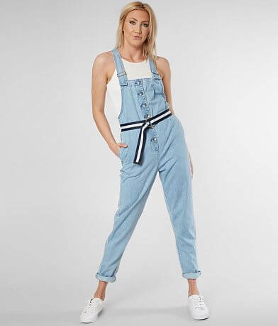 Billabong Sun Seeker Cuffed Overalls front view
