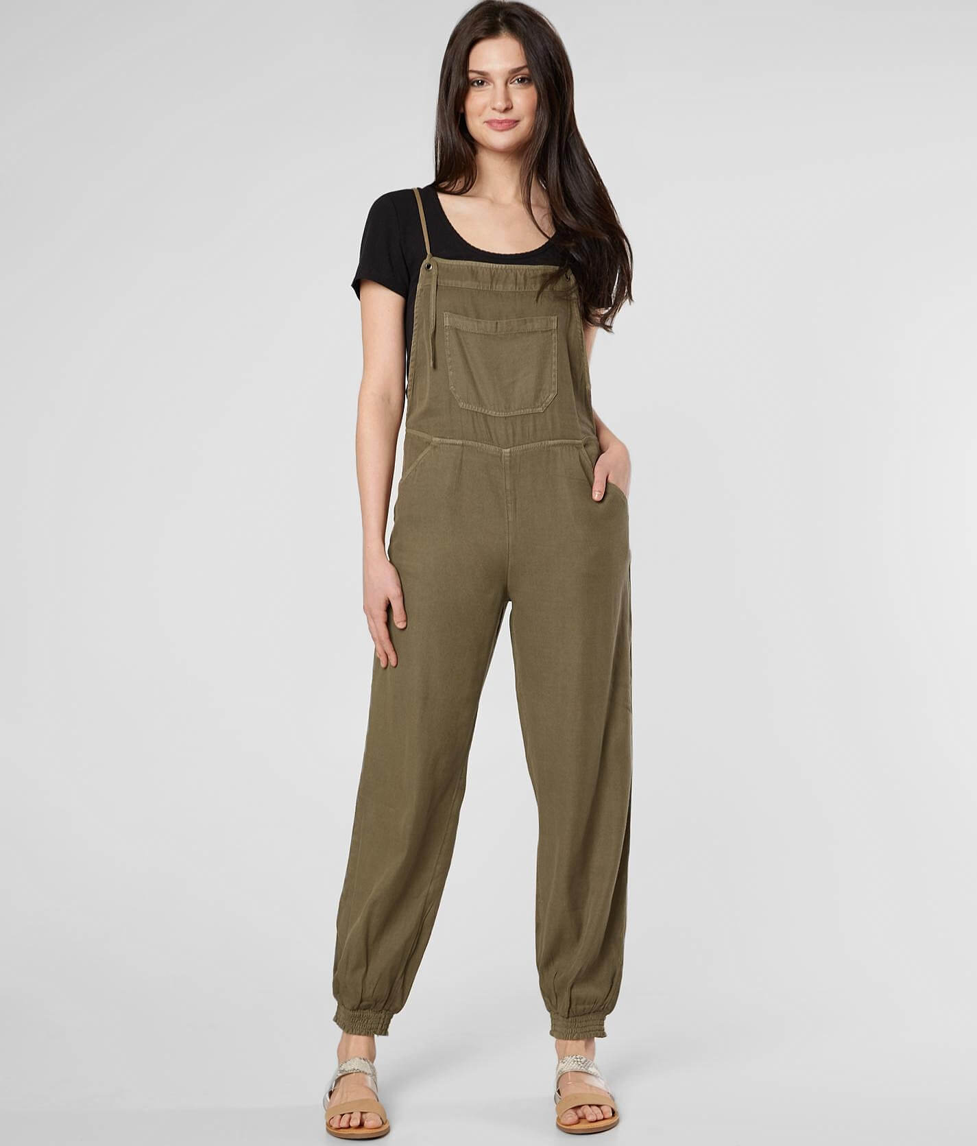 billabong white overalls