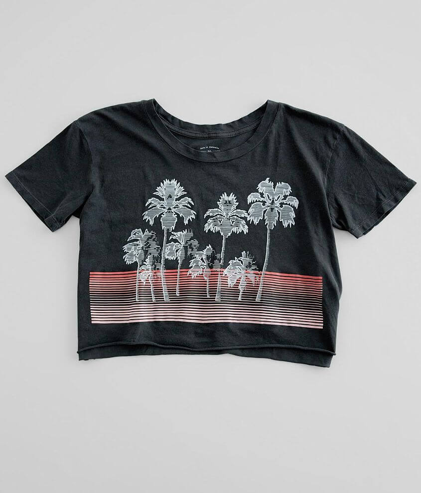 Image of Billabong Beach Palms Cropped T-Shirt