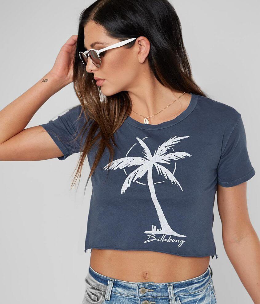 Billabong Coastal Tides Cropped T-Shirt front view