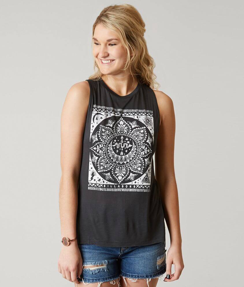 Billabong Mythical Tank Top - Women's Tank Tops in Off Black | Buckle