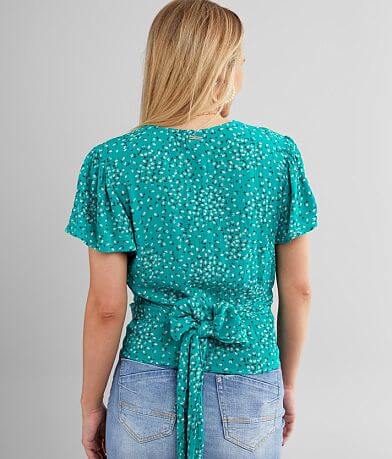 Billabong Wild Gaze Wrap Top back view
