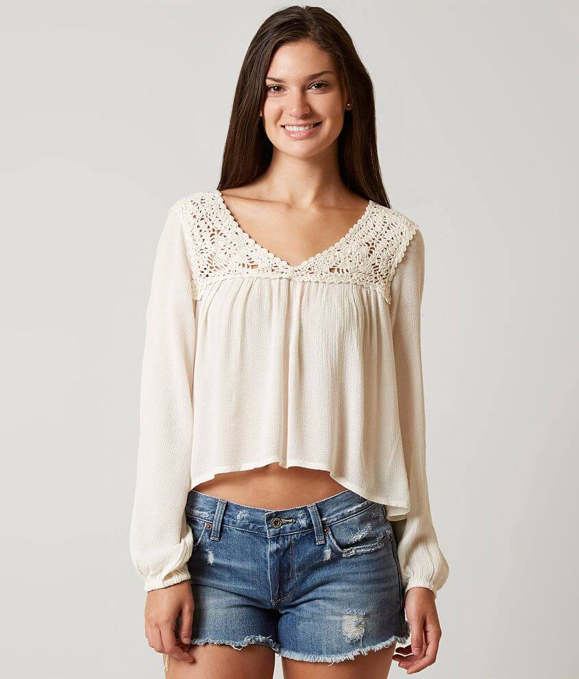 Billabong Lovers Lace Top front view