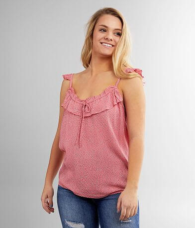 Billabong Main Squeeze Ruffle Tank Top FULL_RIGHT_SIDE