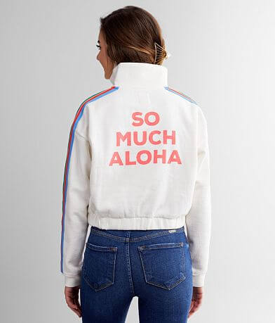 Billabong Finding Waves Quarter Zip Pullover back view