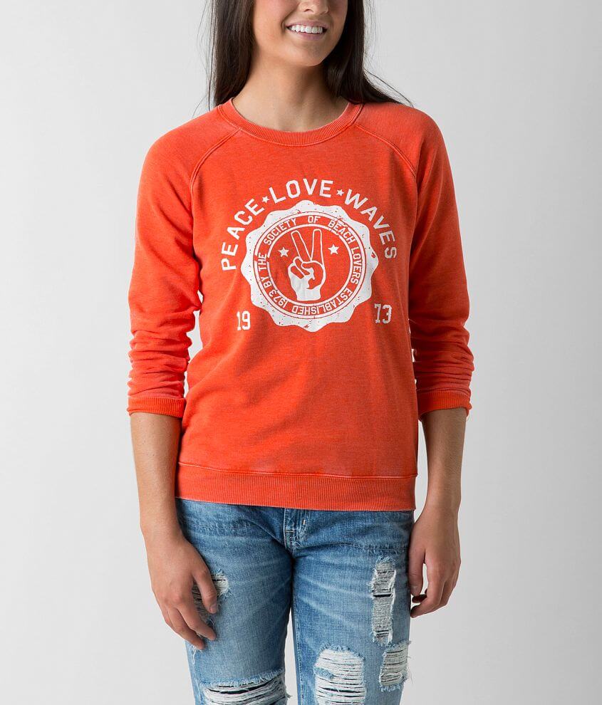 sweatshirt crewneck peace and love